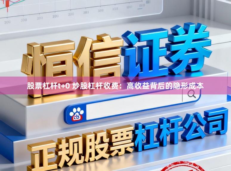股票杠杆t+0 炒股杠杆收费：高收益背后的隐形成本