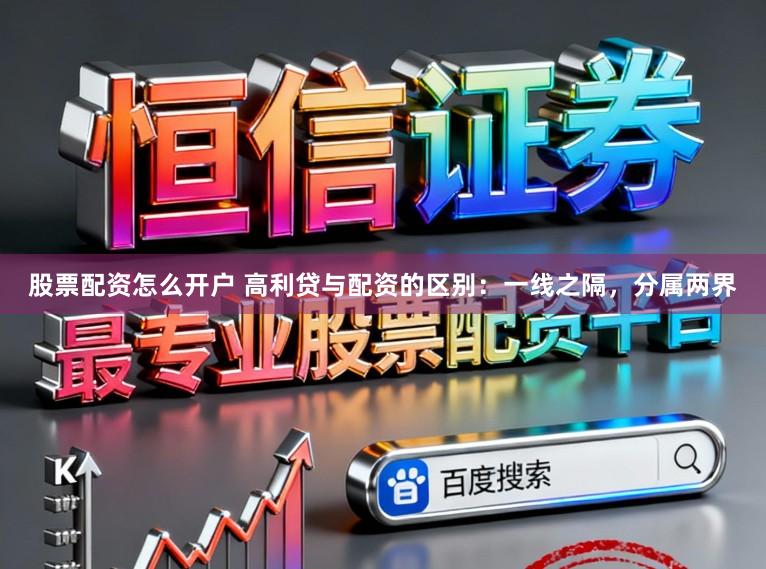 股票配资怎么开户 高利贷与配资的区别：一线之隔，分属两界