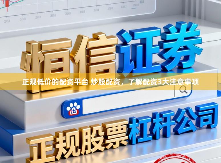 正规低价的配资平台 炒股配资，了解配资3大注意事项