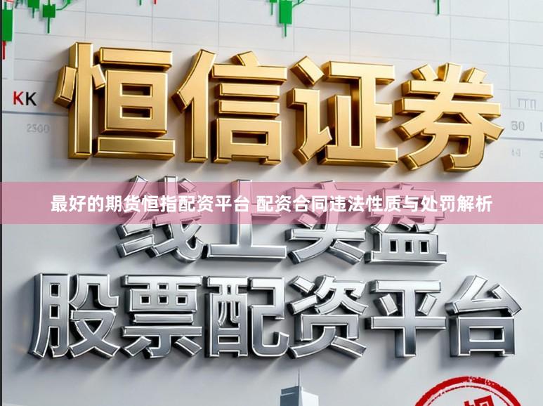最好的期货恒指配资平台 配资合同违法性质与处罚解析